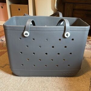 Large Authentic Bogg Bag Gray